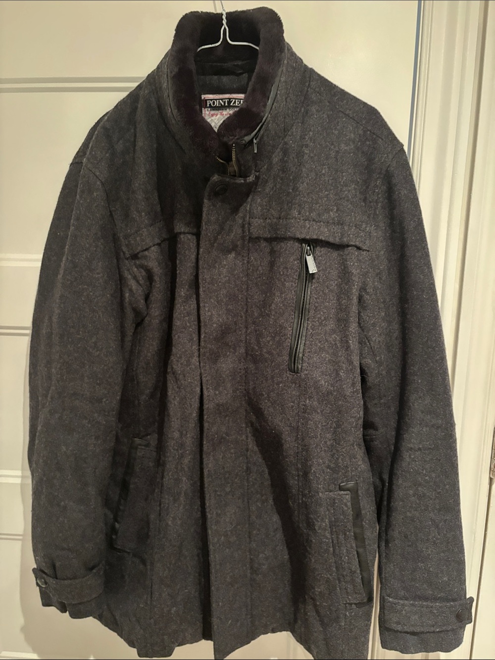 Point Zero Men's Gray Jacket Size Medium